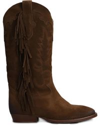GISÉL MOIRÉ - 30 Mm Oklahoma Laarzen Met Western-Stijl - Lyst