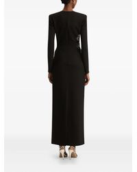 Oscar de la Renta Sequin-Scallop Embroidered Gown in Metallic | Lyst UK