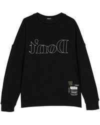 Undercover - Slogan-embroidered Drop-shoulder Sweatshirt - Lyst