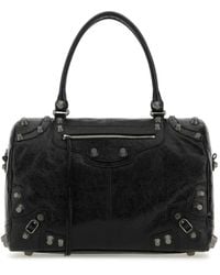 Balenciaga - Medium Le Cagole Leather Duffle Bag - Lyst