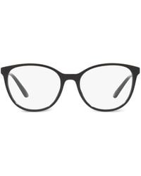 Dolce & Gabbana - Lunettes De Vue À Plaque Logo - Lyst