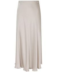 Herno - Logo-Plaque Midi Skirt - Lyst