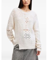 AllSaints - オープンニット セーター - Lyst