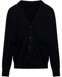 A PAPER KID - Buttoned Patch-Pocket Cardigan - Lyst