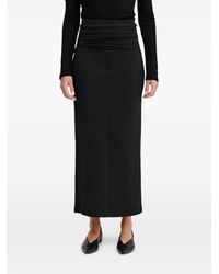 MARCELLA - Belmont Slit Midi Skirt - Lyst