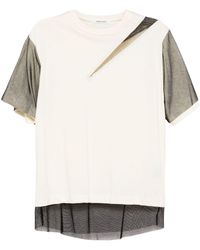 Undercover - Layered Cotton T-shirt - Lyst