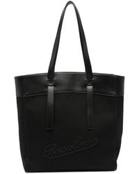 Borsalino - Logo-Embroidered Shoulder Bag - Lyst