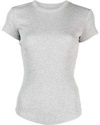 Isabel Marant - Ribbed Cotton T-shirt - Lyst