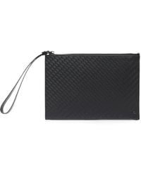 Lancel - Leather Clutch Bag - Lyst