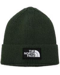 The North Face - Logo-Patch Ribbed-Knit Beanie Hat - Lyst