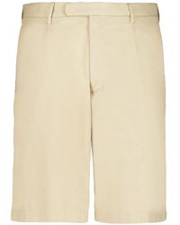 Boglioli - Straight-Fit Pleated Shorts - Lyst