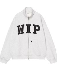 Carhartt - Logo-Appliqué Zip-Up Sweater - Lyst