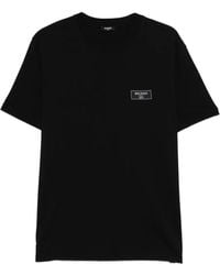 Balmain - Camiseta de algodón con motivo del logo - Lyst