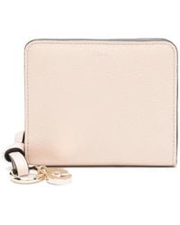 Chloé - Alphabet Leather Compact Wallet - Lyst