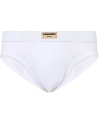 DSquared² - Logo-Patch Briefs - Lyst