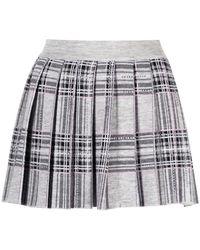 GIUSEPPE DI MORABITO - Plaid-check Pleated Miniskirt - Lyst
