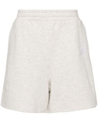 AWAKE NY - Embroidered-logo Cotton Track Shorts - Lyst