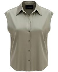 Ralph Lauren - Sleeveless Button-Up Blouse - Lyst