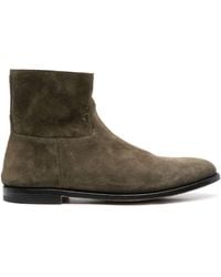 Premiata - Panelled Suede Ankle Boots - Lyst