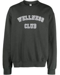 Sporty & Rich - Wellness Club Sweatshirt - Lyst