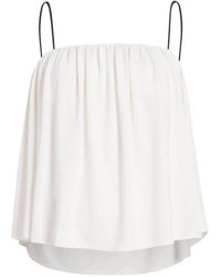 Proenza Schouler - Vanna Gathered Strap Blouse - Lyst