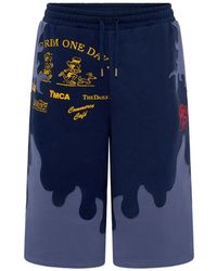 Marine Serre - Patchwork Jersey Shorts - Lyst