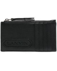 Lanvin - Signature Leather Card Holder - Lyst