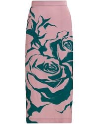 Essentiel Antwerp - Gertie Floral-print Maxi Skirt - Lyst