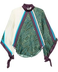 ALÉMAIS - Joni Silk Top - Lyst