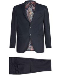 Etro - Pinstripe Wool Suit - Lyst