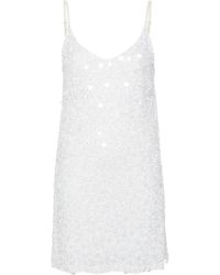 P.A.R.O.S.H. - Sequin-embellished Mini Dress - Lyst