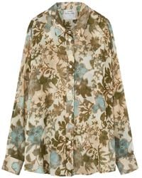 forte_forte - Floral-Print Shirt - Lyst