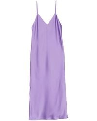 Norma Kamali - V-Neck Midi Dress - Lyst