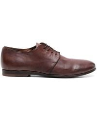 Moma - Grained-leather Derby Shoes - Lyst
