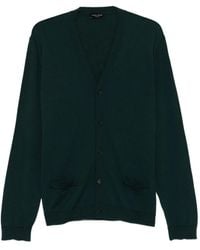 Roberto Collina - V-Neck Merino-Wool Cardigan - Lyst