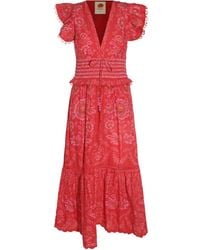 FARM Rio - Maxi-Jurk Met Bloemenprint - Lyst