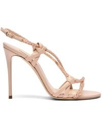 Casadei - Julia Itaca Leather Sandals - Lyst