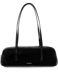 Calvin Klein - Logo-Detail Shoulder Bag - Lyst