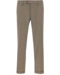 Re-hash - Pantalon À Motif Pied-De-Poule Et Ourlet Retroussé - Lyst