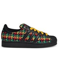adidas - X Bob Marley Superstar Ii Woven Sneakers - Lyst