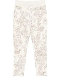 Juvia - Cotton-Blend Pants - Lyst