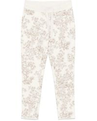 Juvia - Cotton-Blend Pants - Lyst