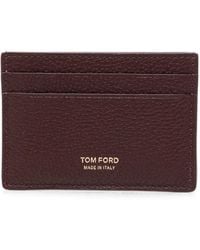 Tom Ford - Grained-Leather Card Holder - Lyst