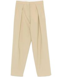 Moncler - Logo-Patch Trousers - Lyst