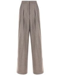 PT Torino - Pleated Wide-Leg Trousers - Lyst