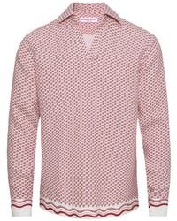 Orlebar Brown - Ridley Geometric-Print Linen Shirt - Lyst