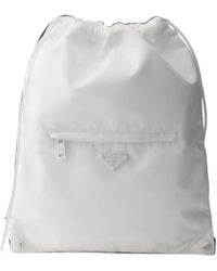 Prada - Re-Nylon Drawstring Backpack - Lyst