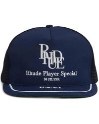 Rhude - Logo-Plaque Baseball Cap - Lyst