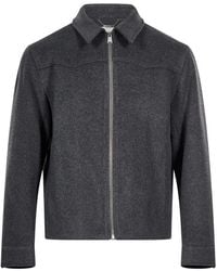 Jonathan Simkhai - Jasper Western-Yoke Zip-Up Jacket - Lyst