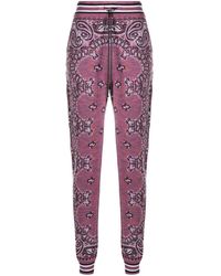Amiri - Bandana-pattern Knitted Track Pants - Lyst